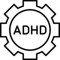 ADHD Behavioral Settings vector