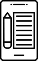 Note-Taking App Feature vector