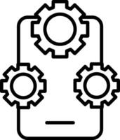 App Development Process vector