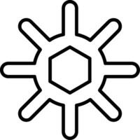 Pediastrum Simplex Algae Species vector