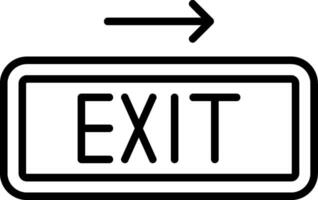 Exit Sign Direction vector