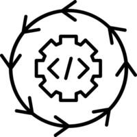 Development Cycle Stages vector