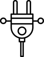 Smart Plug Automated Electrical Outlet vector