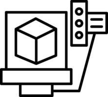 3D Scanning Process vector