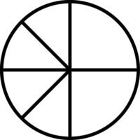 Pie Chart Data Visualization vector