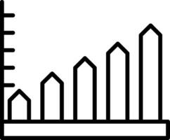 Bar Chart Visualization vector