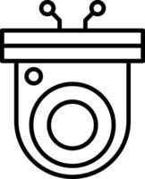 Smart Security Camera Advanced Surveillance vector