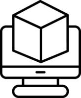 3D Software Interface vector