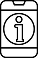 Information Data Screen vector