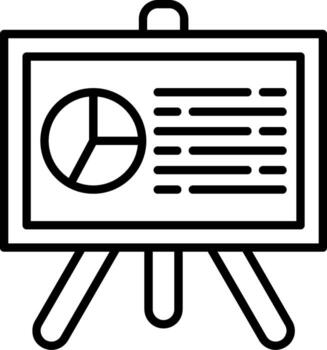 presentación de gráfico circular vector