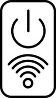 Smart Switch Automated Light Control vector