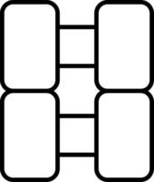 Dumbbells Handheld Weight vector