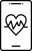 Heart Rate Pulse Measurement vector