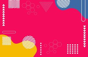 Modern Abstract Graphic Art with Energetic Visuals and Geometric Pop Culture Style vector