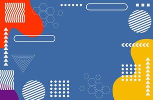 Vivid Illustration with Symmetrical Elements and Creative Abstract Artistic Composition vector