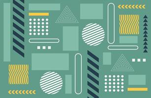 Abstract Background With Geometric Shapes Ornaments vector