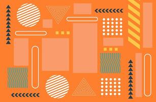 Playful Colorful Ornaments in a Modern Layout vector