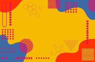 Color Block Abstract Background with Vibrant Geometric Shapes and Bold Texture Art vector