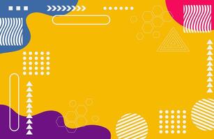 Artistic Backdrop Featuring Fluid Shapes, Triangular Art, and Circular Patterns vector