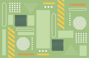 Lively Art Background With Symmetrical Forms vector
