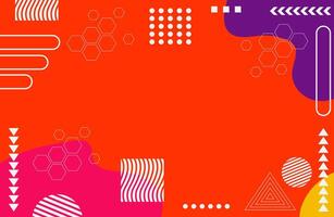 Energetic Visual Art With Modern Retro Style and Bold Geometric Background vector