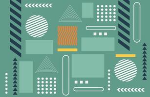 Playful Abstract Design Featuring Geometric Forms vector