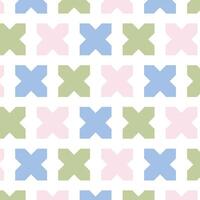 Soft and serene pastel-colored cross design with a modern twist. Perfect for minimalist designs, gentle branding, or calming visuals. vector