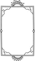 Sun Clouds Frame Border vector