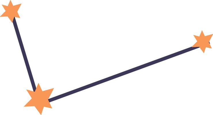 Star Constellation with Three Points