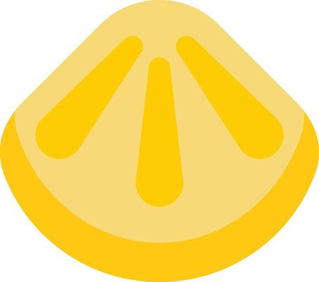 Geometic Lemon Slice Icon