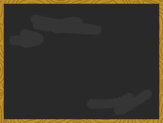 Hand Drawn Blackboard Frame