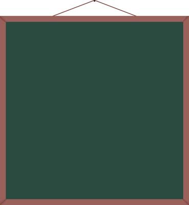 Empty Chalkboard Cartoon