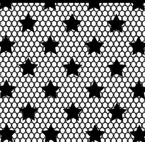 estrellas en punteado red cordón modelo vector