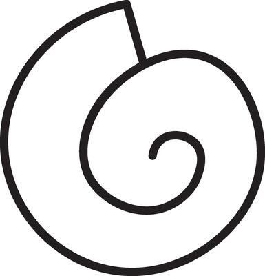 Spiral Shell Outline Icon