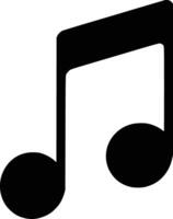 Music note clipart free download and white isolated background vector