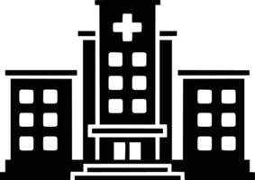 A black and white building with a cross on it and white isolated background vector