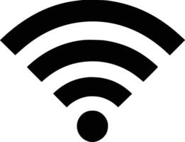 A wifi symbol on a white background and white isolated background vector