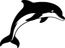 Dolphin clip art white isolated background white isolated background vector