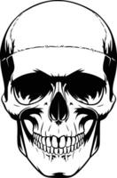A skull with a bandana on it vector