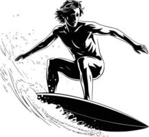 Surfer on a wave vector