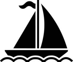 Sailboat clip art and isolated background and isolated background vector