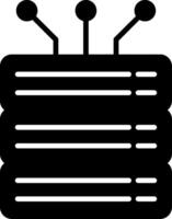 Data Ingestion Process Glyph vector