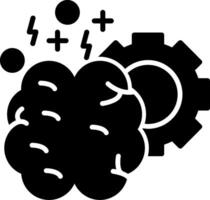 Psychology Concepts Overview Glyph vector