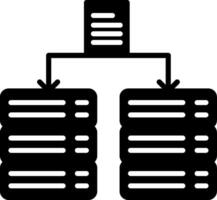 Redundancy Data Systems Glyph vector