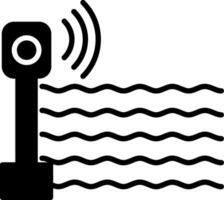 Proximity Sensor Distance Measurement Glyph vector