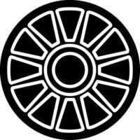 Centric Diatom Type of Algae Glyph vector