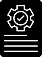 Data Content Standards Glyph vector