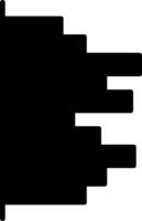 Bar Chart Chart Data Glyph vector