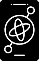 Gyroscope Sensor Technology Glyph vector