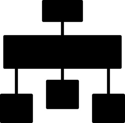 Hierarchical Organizational Structure Glyph